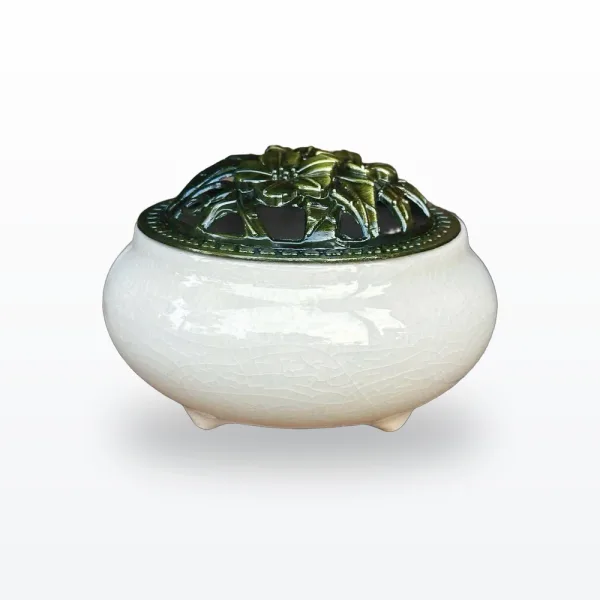 Lư xông trầm 6909A trắng