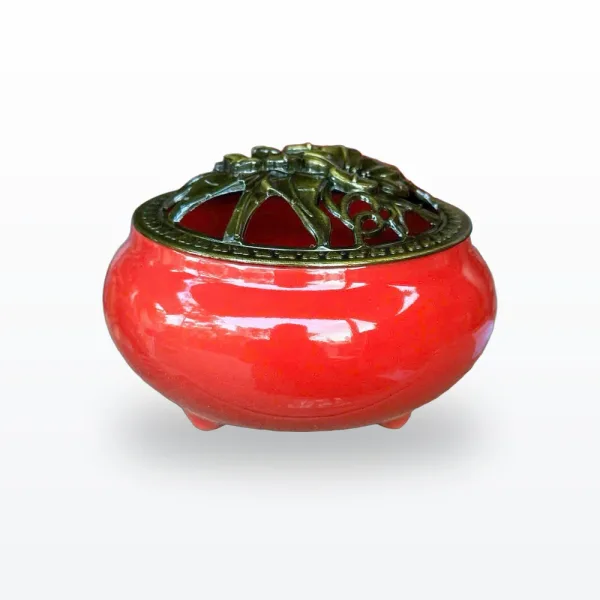 Lư xông trầm 6909A Đỏ