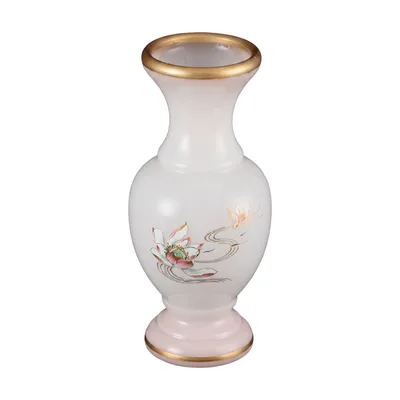 Lọ hoa men trắng sứ