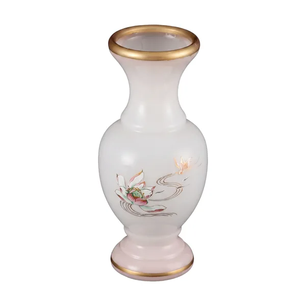 Lọ hoa men trắng sứ