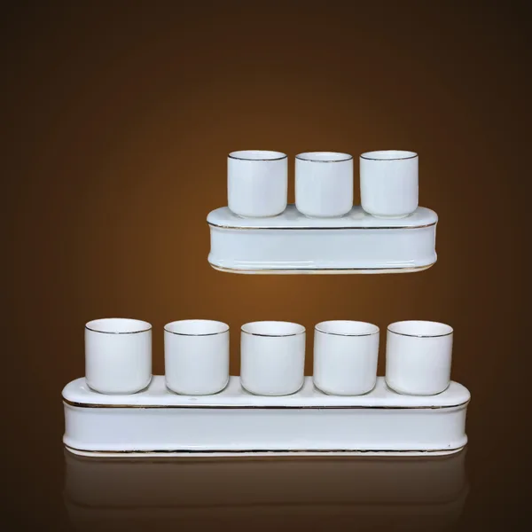 Bộ Án Sứ Trắng Viền Vàng