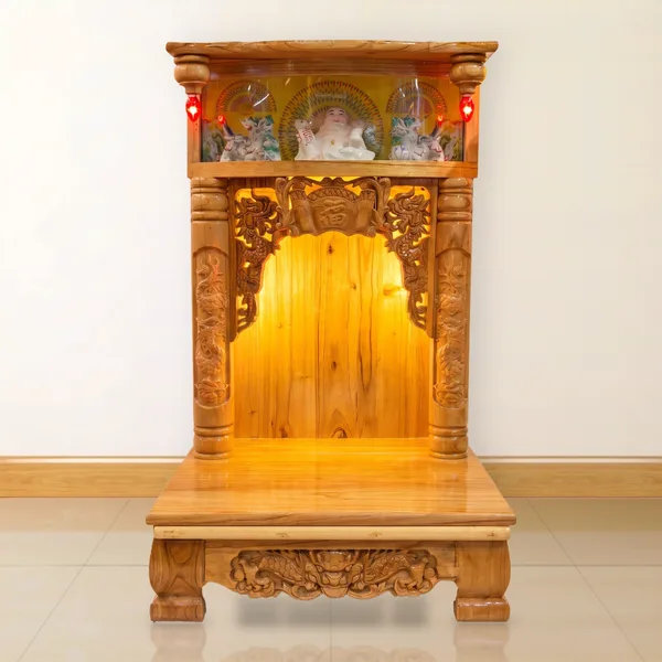 Tủ Thờ Gỗ Xoan Đào - Kiếng Lân