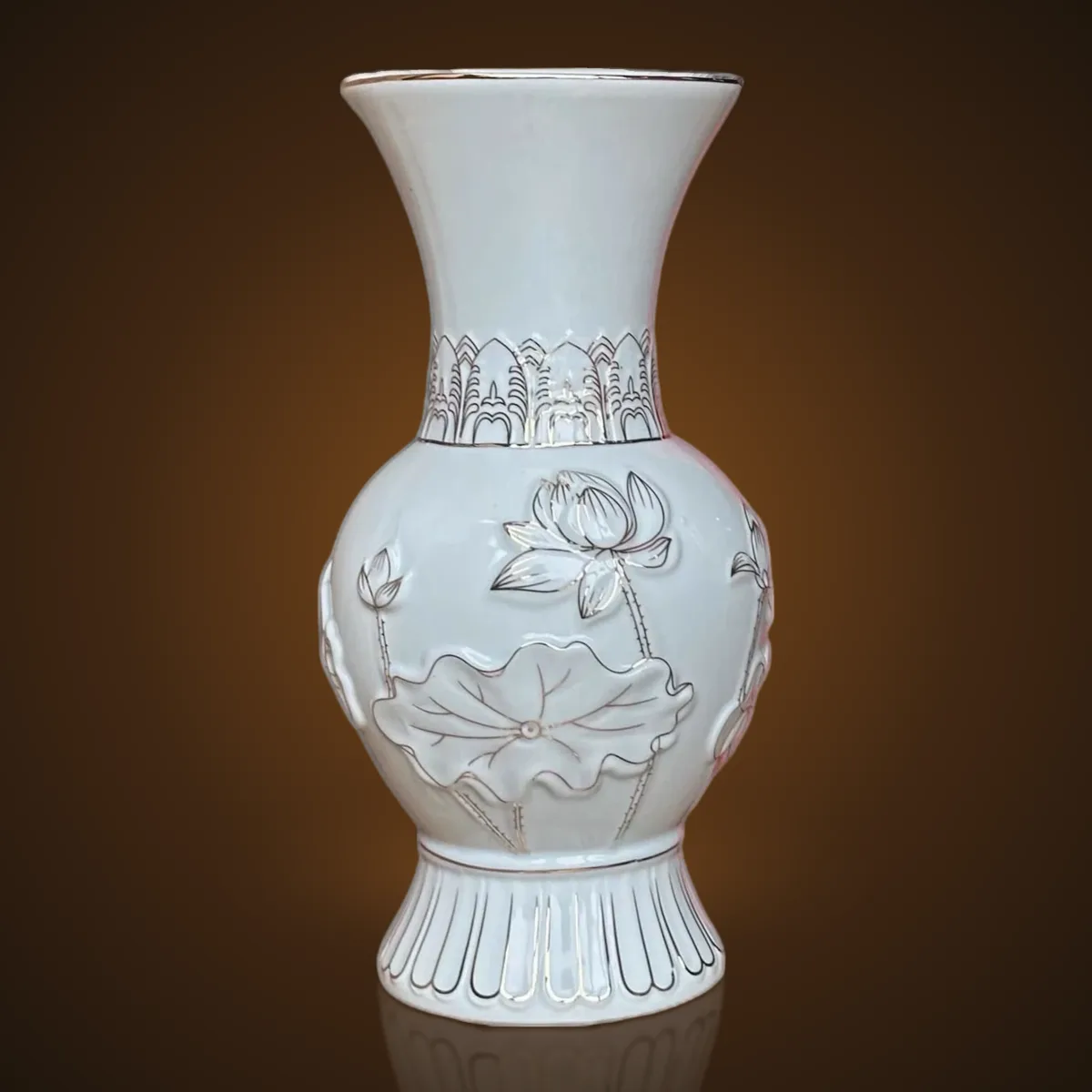 Bình bông bạch ngọc