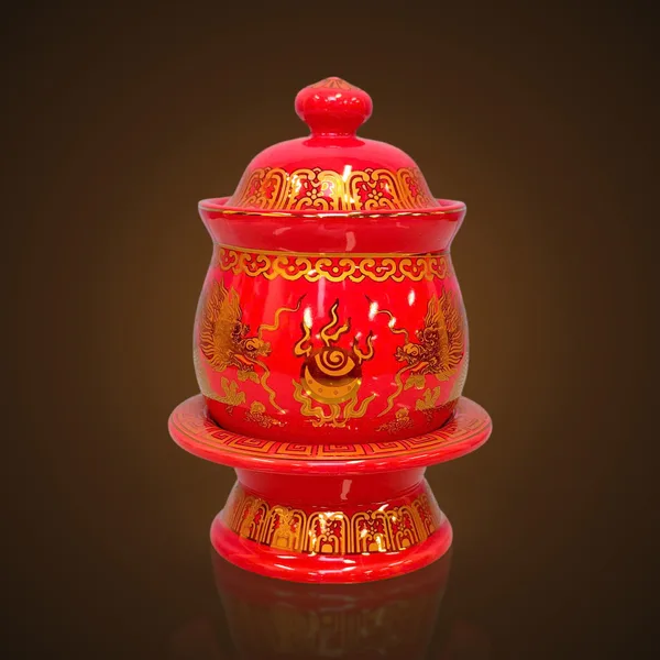 Hủ Đựng Gạo - Muối - Nước Men Đá Rồng Màu Đỏ