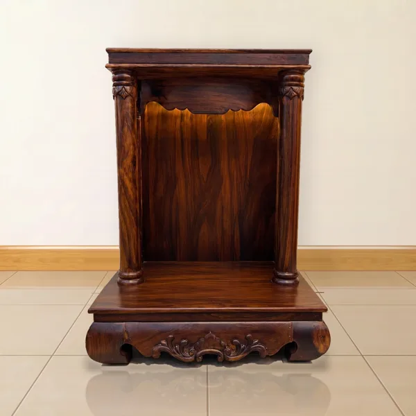 Tủ Thờ Gỗ Muồng Cột Tròn