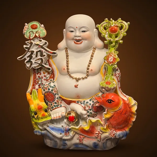 Tượng Phật Di Lặc - Long Ngư Tụ Bảo Chiêu Tài