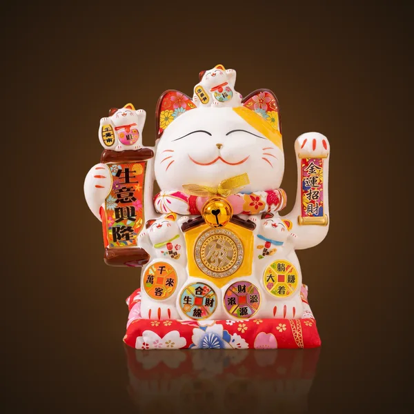 Mèo Thần Tài Vẫy Tay Sinh Ý Hưng Long