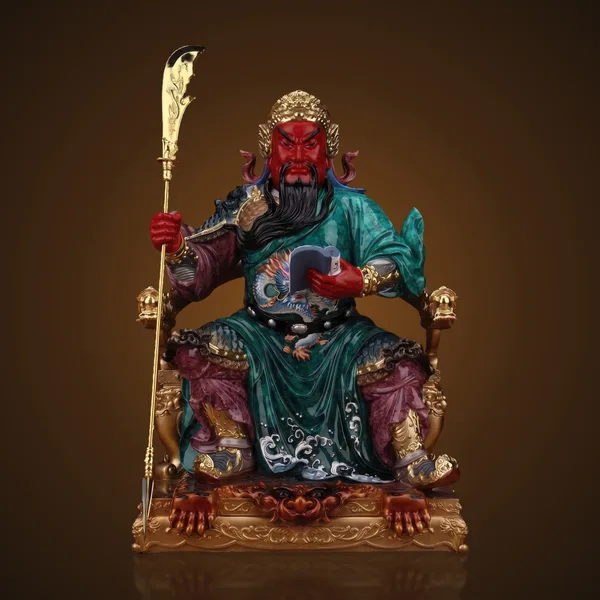 Tượng Quan Công Ngồi Đọc Sách
