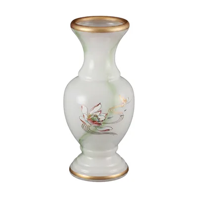 Lọ hoa men trắng ngọc