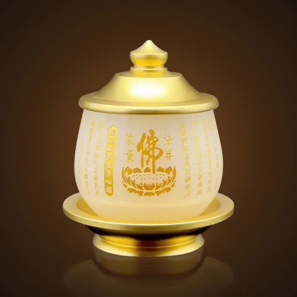 Hũ lưu ly chữ Phật