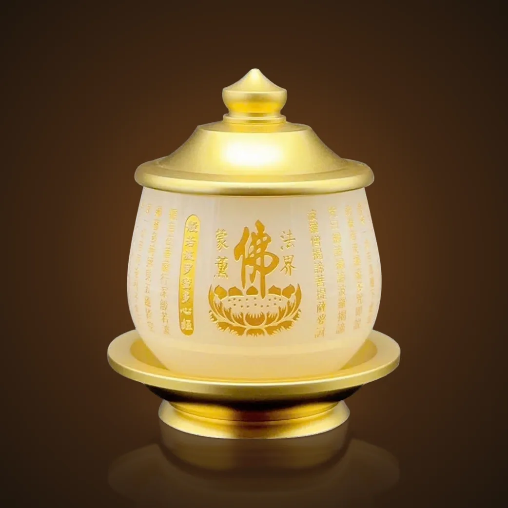 Hũ lưu ly chữ Phật