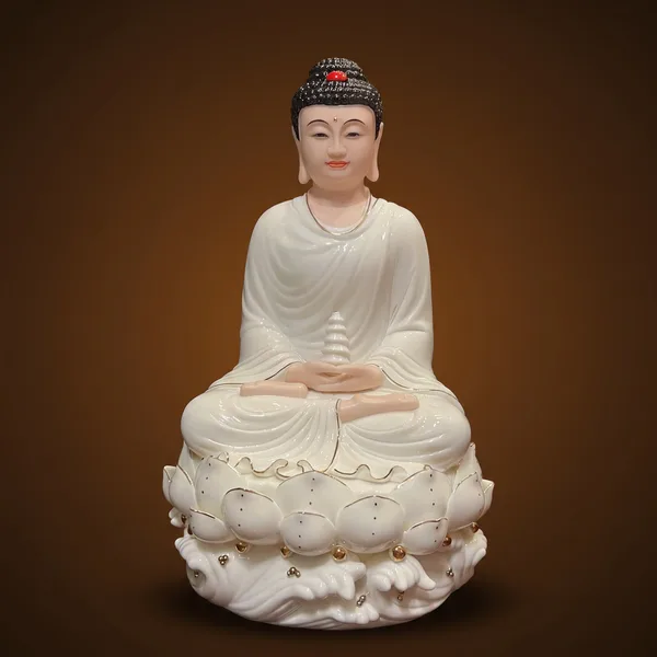 Tượng Phật Thích Ca Ngồi Tòa Sen